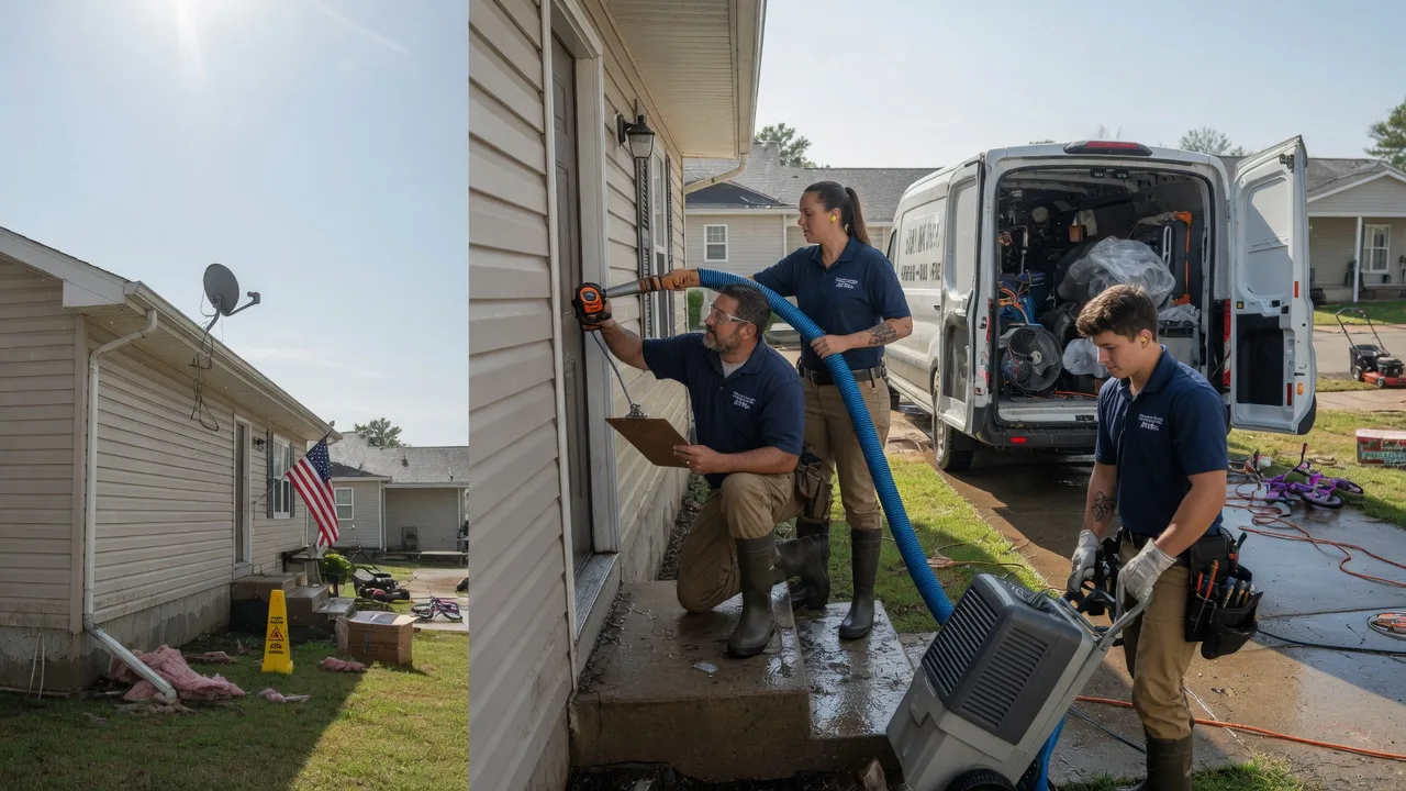 Ceiling Water Damage Restoration in Haven, KS near me